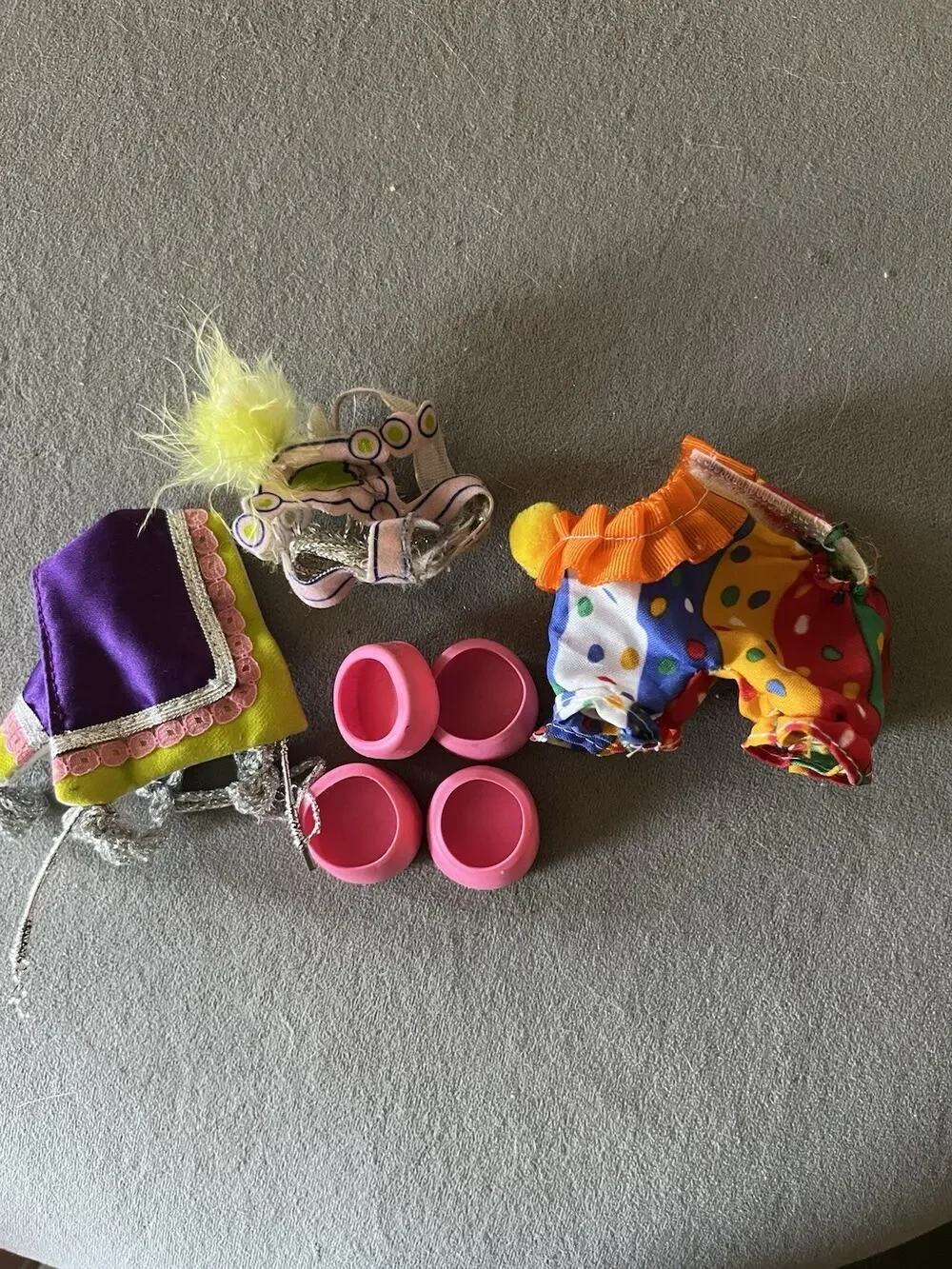Lot Of 2 My Little Pony G1 Outfits Parade Pizzazz And Clown Suit